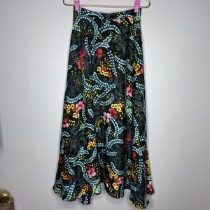New Sara Roka Maxi Skirt in Liberty Floral Sz 40‎